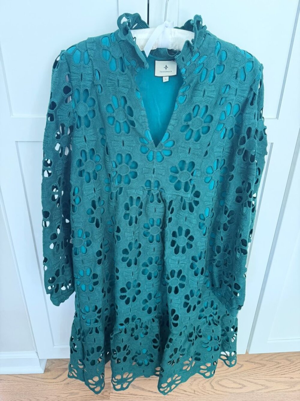 Tuckernuck Green Lace Palmerston Dress Size L